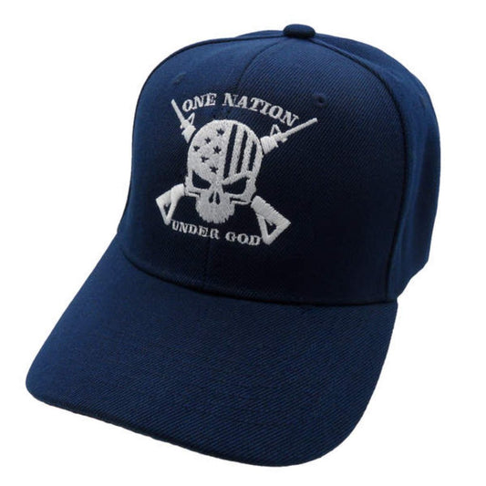 One Nation Under God Hat Custom Embroidered | Blue