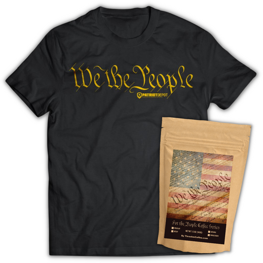 We the People Coffee + T-Shirt Bundle