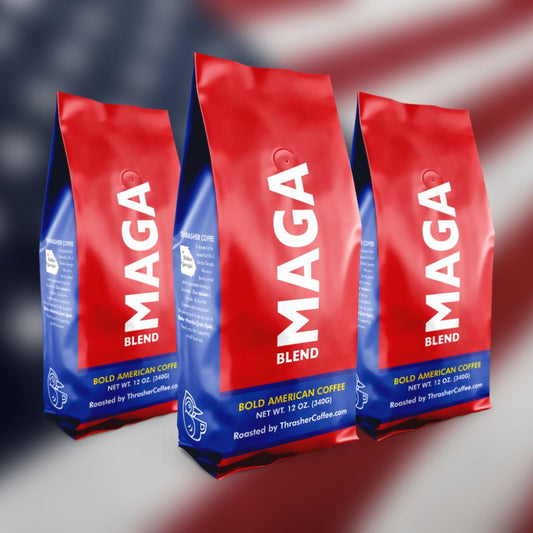 MAGA Coffee 3 for $33 (Med- Dark Roast)