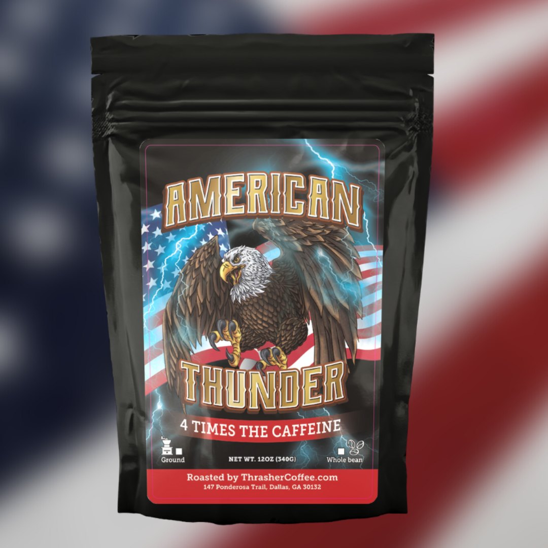 American Thunder Coffee (Dark Roast) – Patriot Fuel Coffee