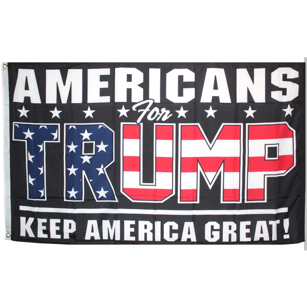 Americans For Trump Keep America Great 3'X5' Flag