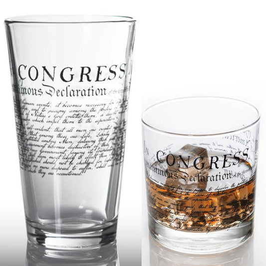 Declaration of Independence Glasses (2 Styles) Made in the USA