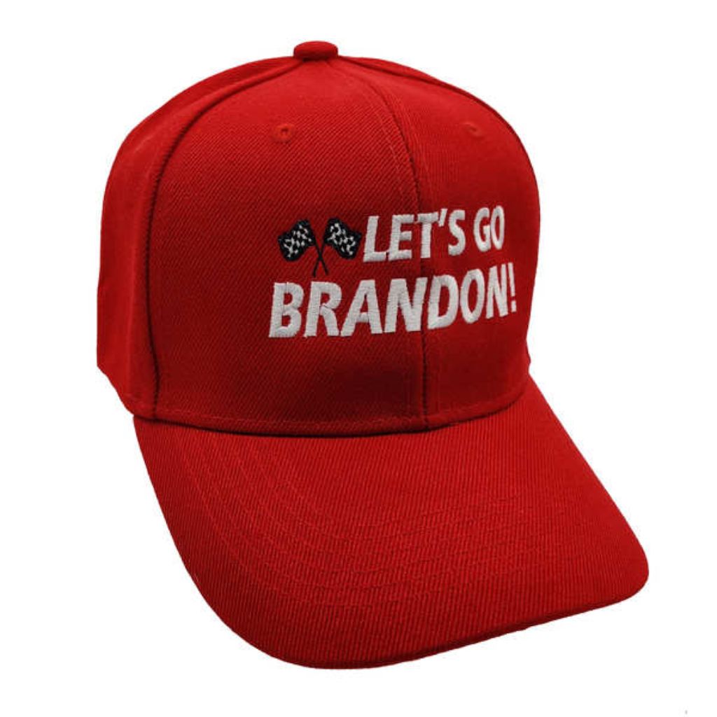 Let's Go Brandon Premium Embroidered Hat (Red)