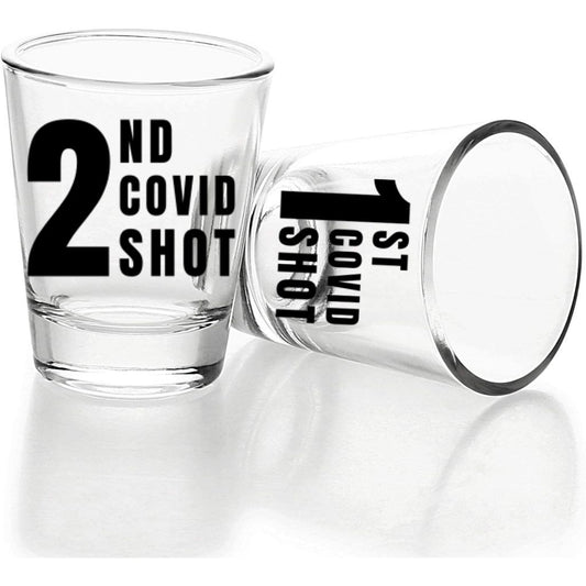COVID Shot Glass Pair (Boxed Set)