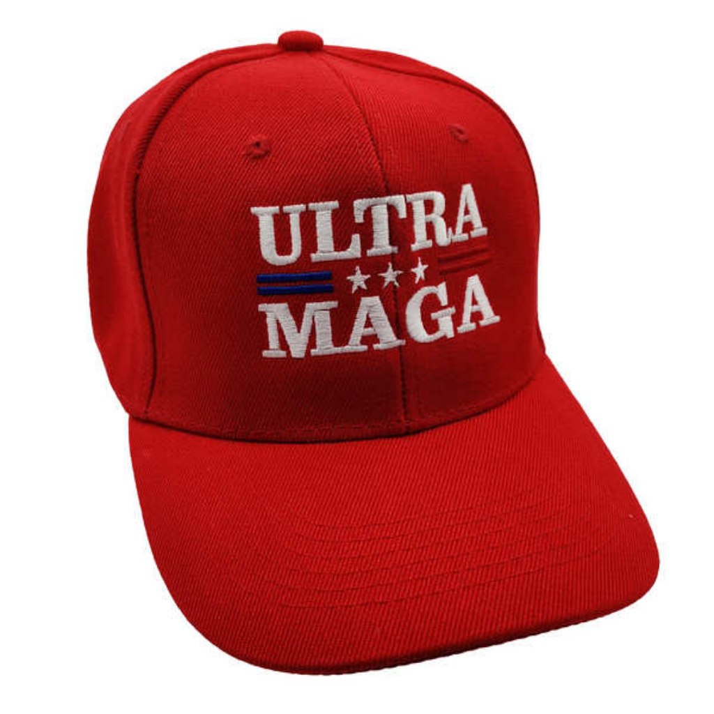 Ultra Maga Custom Embroidered Hat (Red)